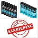 Adidas Ice Dive Shampoo & Douchegel 6 x + Deodorant Spray 6 x *** Combideal ***