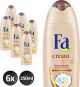 Fa Shower cream Cream&Oil Cacaobutter & Coco Oil - 6stuks
